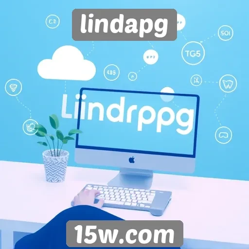 Inovação tecnológica presente no site lindapg